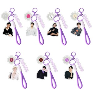Nuevos Llaveros Acrílicos <span class=keywords><strong>de</strong></span> SOLO, <span class=keywords><strong>JUNGKOOK</strong></span>, JIMIN, V, JIN, RM, JHOPE, SUGA, Colgante para Mochila, Regalos para Fans del Kpop - Product Image 1