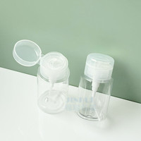 100ml 150ml 180ml pompe à pression bouteilles vides pour dissolvant de vernis à ongles acétone huile nettoyante conteneurs rechargeables