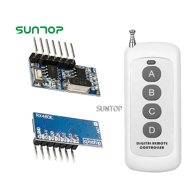 433mhz rf wireless transmitter module and receiver Wireless rf module 433 Mhz rf receptor