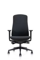 Chaise de bureau ergonomique moderne à dossier haut BIFMA avec accoudoirs 3D, siège inclinable à 4 verrous, glissière robuste pour bureaux à domicile et de direction