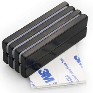 Gói 12 60x10x3 Hình Chữ Nhật Hình Dạng Hiếm Trái Đất <span class=keywords><strong>Neodymium</strong></span> Thanh Mỏng Nam Châm N35 N52 Dính Mạnh Mẽ Nam Châm Với 3M Băng Dính - Product Image 6
