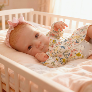 Muñecas Reborn de 48 cm (19'') Estilo Verano con Cuerpo de Vinilo y Silicona para Niñas, Muñeca Reborn de Silicona Realista de 19 Pulgadas - Product Image 4