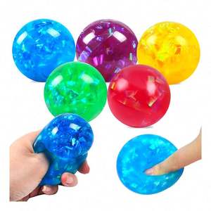 Premium Customized Eco-friendly TPR <b>Squeeze</b> <b>Ball</b> Kids Anxiety Relief High Quality Soft Sensory Squishy Toy Slow Rise CE - Product Image 1