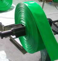 Tuyau plat en PVC renforcé durable, haute pression, anti-UV, résistant, flexible, pour pompe à eau, tuyau de refoulement pour l'irrigation agricole