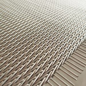 Ceinture <span class=keywords><strong>en</strong></span> maille de cryptage à chevrons personnalisée pour petite chose chaîne lien composé équilibre armure bande transporteuse pour la nourriture - Product Image 3