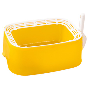 Extra <b>large</b> semi-enclosed thickened cat litter <b>box</b> to prevent splashing and cats from being pulled out; extra small open litter - Product Image 3