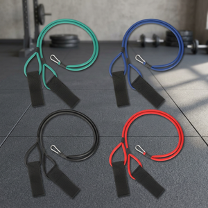 Ensemble de 11 bandes de résistance en latex naturel haute élasticité pour entraînement complet du corps, 150 lb au total - Product Image 2
