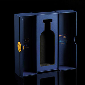 Scatola regalo di vino in cartone personalizzato con logo personalizzato tequila <span class=keywords><strong>vodka</strong></span> scatole da imballaggio - Product Image 1