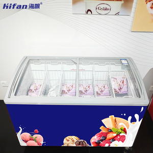 מקפיא מסחרי מקצועי לאחסון גלידה, מקפיא עמוק עם בקרת טמפרטורה מדויקת, נירוסטה - Product Image 6