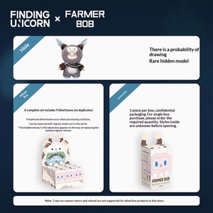 Unicorn FARMER BOB <span class=keywords><strong>Strange</strong></span> Night Tour Group Series Plush Blind Box Trendy Accessories Pendant Gift - Product Image 4