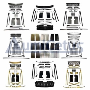 Pour <span class=keywords><strong>Range</strong></span> <span class=keywords><strong>Rover</strong></span>, Vogue, Sport, Evoque et Defender - Kit carrosserie complet pour les modèles anciens et les nouveaux modèles restylés avec calandre, phares, feux arrière. - Product Image 3