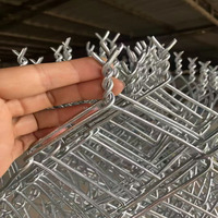 Haute qualité 6ft 8ft diamant maille chaîne maillon Cyclone fil clôture rouleau galvanisé chaîne-lien clôture