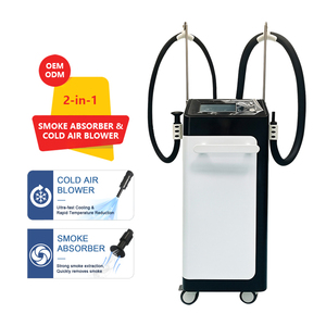 1. เครื่องทำความเย็นผิวแบบ 2 in 1 พร้อมระบบดูดควัน บรรเทาอาการปวด สำหรับการลบรอยสักด้วยเลเซอร์ไดโอด คลินิกเสริมความงาม - Product Image 4