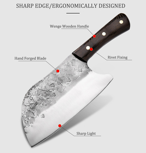 XITUO Couteau Forgé À La Main Ultra Sharp Pratique Couteaux De Chef Couperet Ingéniosité Forge Hôtel Cuisine Boucher Couteau Spécial Wenge - Product Image 2