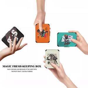 Caja de cigarrillos de moda para cigarrillos cortos de 48mm caja de almacenamiento de patrón creativo accesorios de soporte de palo de cigarrillo antipresión - Product Image 3