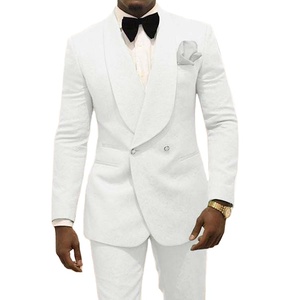 <span class=keywords><strong>2023</strong></span> hommes marié Tuxedos châle revers hommes costumes 2 pièces costumes de <span class=keywords><strong>mariage</strong></span> meilleur <span class=keywords><strong>homme</strong></span> sur mesure (veste + pantalon + noeud papillon) - Product Image 4