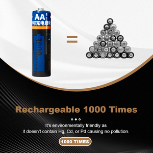1.5V AA 3000mWh充電式バッテリーバルクオーダー - Product Image 5