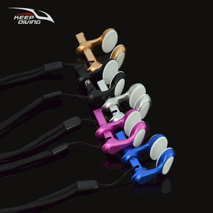 อุปกรณ์ฝึกว่ายน้ำแบบนุ่ม ทำจากอลูมิเนียมและซิลิโคน ยี่ห้อ Keep Diving Nose Clip - Product Image 1