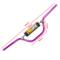 Handlebar Motor Off-Road SE 22mm dari Aluminium Alloy dengan Crossbar Pelindung Dada Berbahan Katun untuk KLX DRZ 110 Modifikasi untuk Protaper