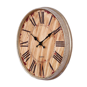 REIDA classico retrò orologi da <span class=keywords><strong>parete</strong></span> stile rustico Non ticchettio quarzo decorativo Vintage vecchio orologio per soggiorno <span class=keywords><strong>cucina</strong></span> Home Office - Product Image 3