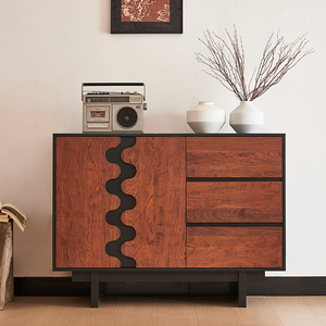 Great Quality Eco-Friendly Antique Solid Wood Multi-function <b>Sideboard</b> Living Room <b>Storage</b> Cabinet With 1 Year Warranty K102 - Product Image 3