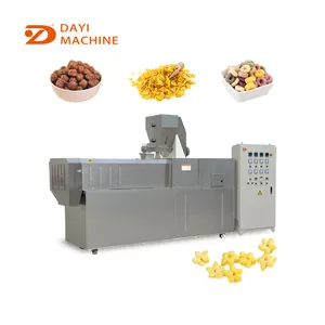 automatic breakfast cereals food oat making equipment fruit rings breakfast cereals corn flakes complete production line