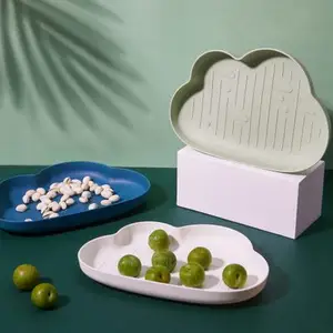 आईएनएस Fengyun जोड़ी रचनात्मक फल की थाली Thickened कैंडी प्लेट स्नैक्स सूखे फल प्लास्टिक बॉक्स