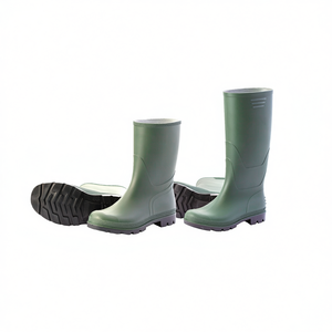 Bottes de pluie vertes Ttake, taille 41, hauteur genou, avec semelle noire - Product Image 2