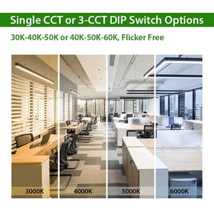 Venta caliente Carcasa de aluminio Moderna 4FT 8FT Led Suspender Luz lineal 40W 60W 80W Luz lineal colgante - Product Image 5