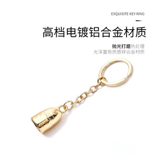 Golden Bell Hanging <b>Clock</b> Part Zinc Alloy Circular Pendulum Home Decor Accessory - Product Image 3