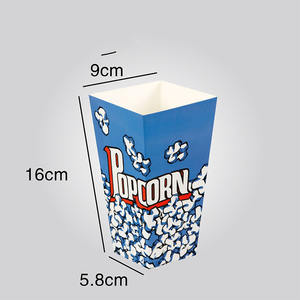 Boîte à popcorn en papier rigide jetable de marque DY avec impression de logo personnalisé, modèle TakeOutBox-20 pour l'emballage alimentaire à emporter - Product Image 1