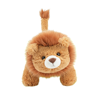 Animal en peluche jouet Lion mignon Super doux poupée doux fait à la main jouets en peluche petits ornements parfait cadeau d'anniversaire