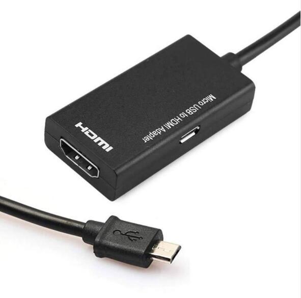 Micro USB Slim Port to HDMI 1.4 HDTV Cable Adapter 1080P Micro Usb to Hdmi Cable for Mobile Phone