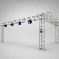 Structure de scène DJ en aluminium sur mesure pour éclairage de concert, événements musicaux et équipement de scène