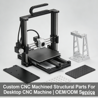 Ensemble complet de composants structurels CNC pour poste de travail avec acier inoxydable et électro-érosion à fil |   Support de base et boîtier usinés CNC