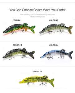 Señuelos de Pesca de Gran Tamaño para Pesca Deportiva, Fabricados en Plástico ABS, Ideales para Pescar Lucio y Otros Peces - Product Image 6