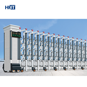 <span class=keywords><strong>Portail</strong></span> d'entrée d'usine HNT en acier inoxydable, <span class=keywords><strong>motorisé</strong></span>, rétractable et télescopique pour allée extérieure, sécurité renforcée - Product Image 2