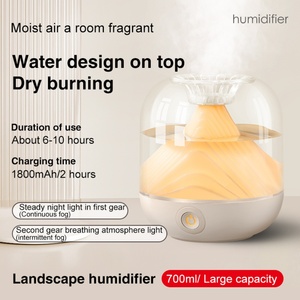 Wireless Steam Humidifier <b>Large</b> Capacity Air Humidifier for Home Korea Type Aroma Essential Oil Mist Landscape Humidifier - Product Image 2