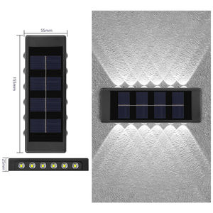 Gran oferta, lámpara de pared de luz Solar de pared directa de fábrica para puerta delantera, patio, garaje, jardín, luces solares - Product Image 3