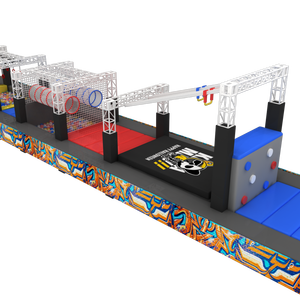 An toàn đa màu sắc giá rẻ nghịch ngợm lâu đài mầm non sân chơi trong nhà thương mại lâu đài bouncy sân chơi trong nhà với Slide - Product Image 5