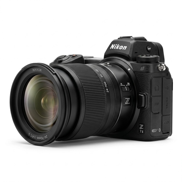 Used Z7 II 45.7MP Digital Camera Z 24-70mm f/4 S Lens Bundle High Performance Mirrorless for Commercial Photography Studio