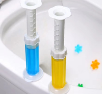 Gel Nettoyant WC Parfumé en Forme de Fleur Désodorisant Rafraîchisseur de Toilettes