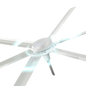 พัดลมเพดานอุตสาหกรรมเชิงพาณิชย์ขนาดใหญ่ ประหยัดพลังงาน HVLS พร้อมรีโมทคอนโทรล พร้อมจัดส่ง - Product Image 6