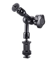 Bras magique articulé en métal de 7 pouces, support de Super pince pour appareil Photo DSLR, Studio Photo, Kit d'accessoires de photographie