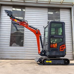 1800KG 1.8トン地球移動機ミニクローラーショベルゴム掘削機小型バガースイングブーム - Product Image 6