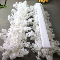 Arche de mariage artificielle en fleurs de cerisier blanches pour chemin de table, cérémonie, fête, décoration d'événements