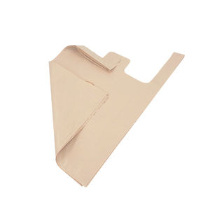 TShirt พลาสติกย่อยสลายได้โลโก้ได้ตามต้องการถุงใส่สินค้าสีบริสุทธิ์เป็นมิตรต่อสิ่งแวดล้อมถุงบรรจุภัณฑ์แบบย่อยสลายได้ - Product Image 6