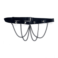 Vente chaude Femmes De Luxe Sexy Gland Taille Chaîne Punk Discothèque Rock Multi-Couche Corps Chaîne
