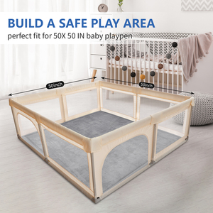 Bán buôn rắn màu bé mẫu giáo Phòng Dày Mat san hô nhung bé Tummy thời gian thảm sàn Tùy chỉnh màu xám trẻ em thảm sàn - Product Image 5