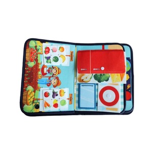 Tableau d'activités Montessori OEM pour enfants, thème animaux M. Ours, livre d'activités éducatif, jouet d'apprentissage, cadeau éducatif pour garçons et filles - Product Image 4